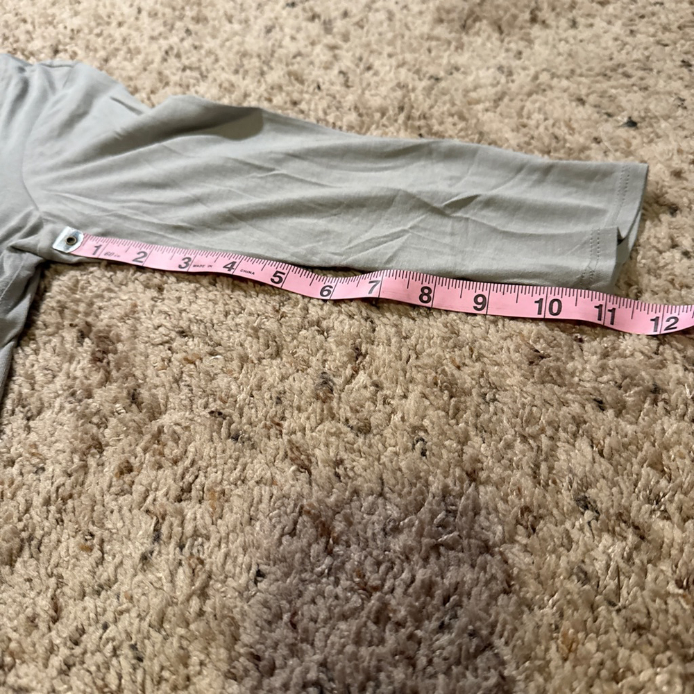 Women's purejill Gray Elliptical Layered Tunic Top XSP - Picture 4 of 8